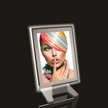 Crystal LED Frame A4 desktop