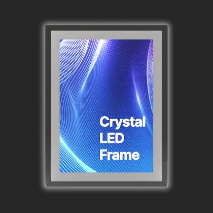 Светеща LED рамка Crystal Frame